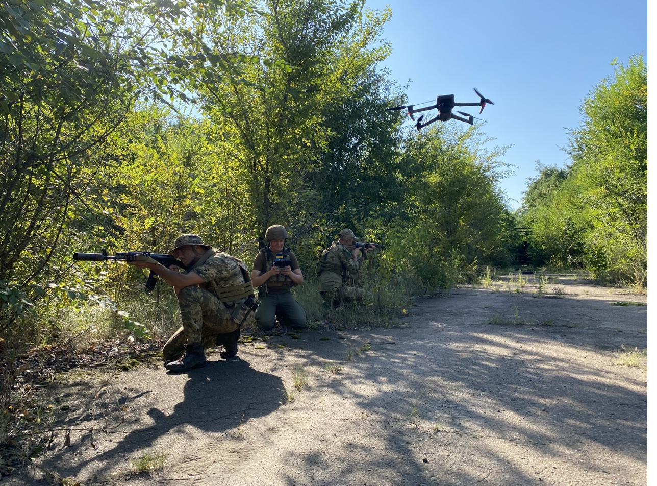 Drone patrol training